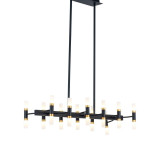 Подвесная люстра Lumina Deco Richmond LDP 6035-24 PR+BK+GD Подвесная люстра Lumina Deco Richmond LDP 6035-24 PR+BK+GD
