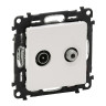 Розетка TV-SAT Legrand Valena Life оконечная 10 дБ, белая 753462
