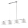 Подвесная люстра Ideal Lux Hilton SP4 Linear Bianco 075495 Подвесная люстра Ideal Lux Hilton SP4 Linear Bianco 075495