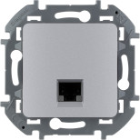 Розетка RJ-45 Legrand Inspiria кат.6 UTP, алюминий, 673832