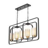 Подвесная люстра Lumina Deco Indivia LDP 1238-5 BK+MD Подвесная люстра Lumina Deco Indivia LDP 1238-5 BK+MD