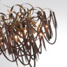 5066/12 HALL ODL24 519 античн.бронза/коричневый/металл/металл Люстра G9 12*40W CHAINY
