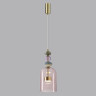 5045/12L L-VISION ODL24 430 античн.бронза/розовый/металл/стекло/керамика Подвес LED 12W 4000К 1400Лм PALLETA