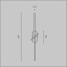 Настенный светильник (бра) Maytoni MOD256WL-L5B3K