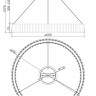 Подвесной светильник Freya FR5257PL-L25G