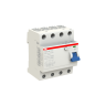 УЗО четырехполюсный ABB F204 0,03-30мА AC-40