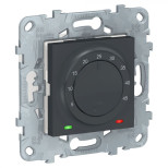 Терморегулятор Schneider Electric Unica New с дистанционным датчиком, антрацит