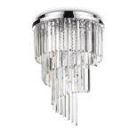 Потолочная люстра Ideal Lux Carlton PL12 Cromo 168937 Потолочная люстра Ideal Lux Carlton PL12 Cromo 168937