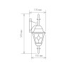 Уличный настенный светильник Elektrostandard Vega a025018