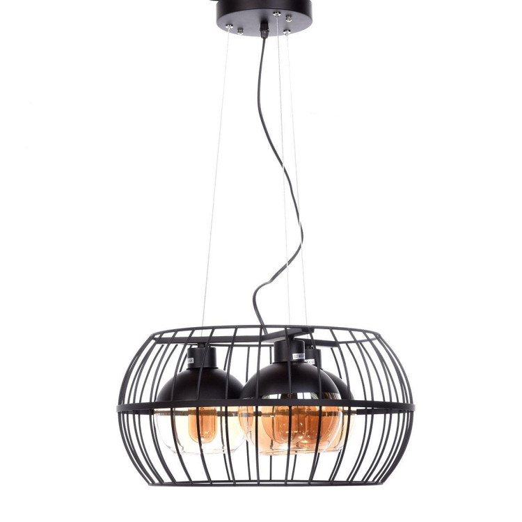 Подвесная люстра Lumina Deco Optis LDP 11765-3 BK Подвесная люстра Lumina Deco Optis LDP 11765-3 BK