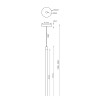 Подвесной светильник Technical P021PL-L20W3K