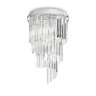Потолочная люстра Ideal Lux Carlton PL8 Cromo 168920 Потолочная люстра Ideal Lux Carlton PL8 Cromo 168920