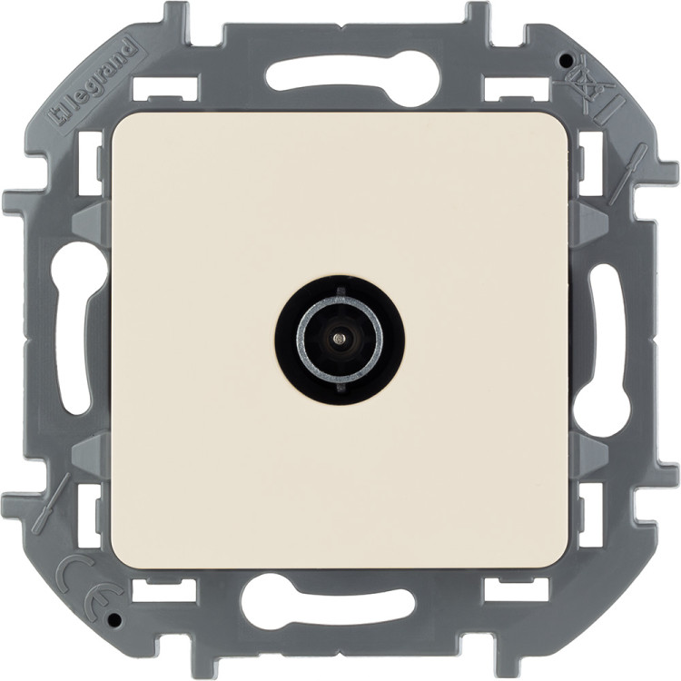 Розетка TV Legrand Inspiria звезда 1,5 дБ, слоновая кость, 673851