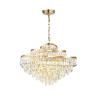 5073/14 HALL (В 2-Х КОРОБКАХ) ODL24 623 золото/прозрачный/металл/хрусталь Люстра E14 14*40W WAYTA