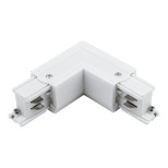 Коннектор L-образный трехфазный DesignLed CN-3F-L-L-WH 005443