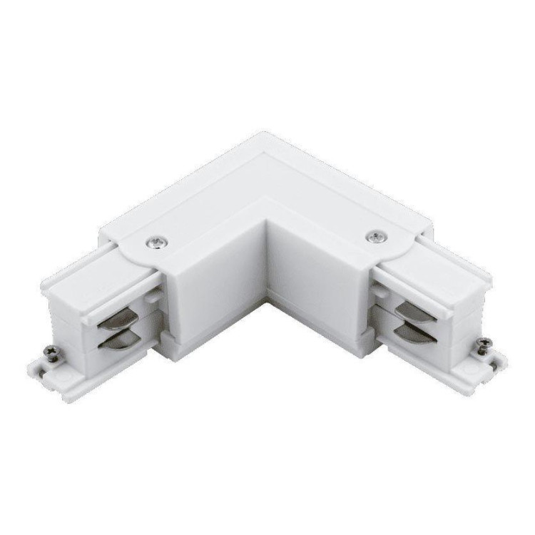 Коннектор L-образный трехфазный DesignLed CN-3F-L-L-WH 005443