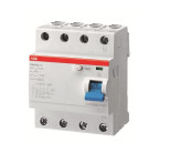 УЗО четырехполюсный ABB F204 0,1-100мА AC-25