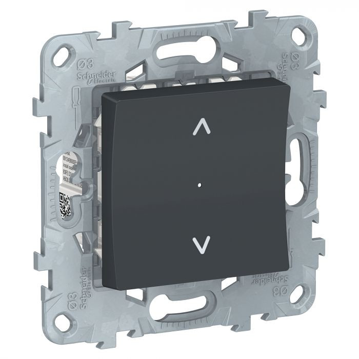 Выключатель для жалюзи Schneider Electric Unica New антрацит