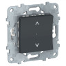 Выключатель для жалюзи Schneider Electric Unica New антрацит