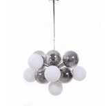 Подвесная люстра Lumina Deco Neopsis LDP 1137-17 WT+CHR Подвесная люстра Lumina Deco Neopsis LDP 1137-17 WT+CHR