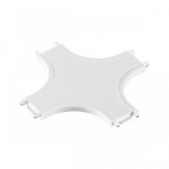 135212 SHINO NT23 170 белый Соединитель с токопроводом "X" для низковольтного шинопровода IP20 48V SMAL