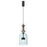 5046/12L L-VISION ODL24 431 черный/голубой/металл/стекло/керамика Подвес LED 12W 4000К 1400Лм PALLETA