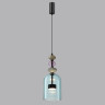 5046/12L L-VISION ODL24 431 черный/голубой/металл/стекло/керамика Подвес LED 12W 4000К 1400Лм PALLETA