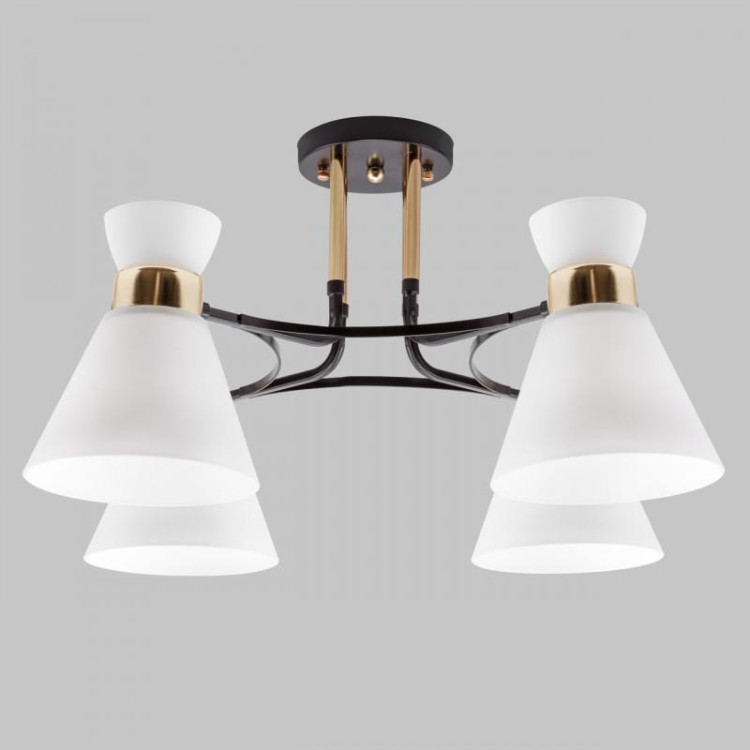 Потолочная люстра IMEX MD.5692-4-S-COFFEE+FGD