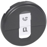 Лицевая панель Legrand Celiane для розеток RJ-45, графит 067951