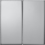 Лицевая панель Gira System 55 диммера двухклавишного хром 2315605