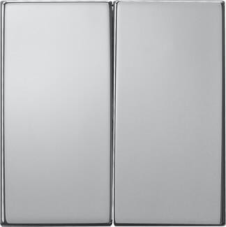 Лицевая панель Gira System 55 диммера двухклавишного хром 2315605