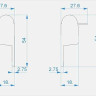 Заглушка Deko-Light End Cap R-EL-03-10 Set 2 pcs 979710