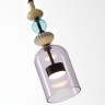 5046/12LA L-VISION ODL24 430 черный/фиолетовый/металл/стекло/керамика Подвес LED 12W 4000К 1400Лм PALLETA