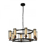 Подвесная люстра IMEX Temple MD.20541-8-P-BK+AB