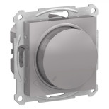 Светорегулятор поворотно-нажимной Schneider Electric Atlas Design 315 Вт, алюминий