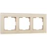 Рамка Werkel Favorit на 3 поста шампань WL01-Frame-03 4690389122972
