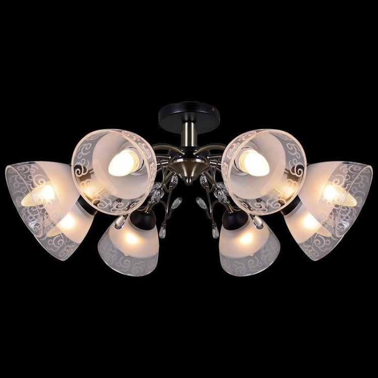 Потолочная люстра Illumico IL0287-8CSQ-29 BK AB