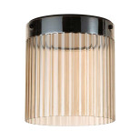 5047/20LC L-VISION ODL24 439 черный/светл.янтарный/металл/стекло Потолочный светильник LED 20W 4000К 2238Лм PILLARI