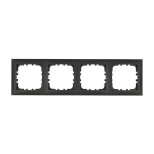 Рамка LK Studio 4-постовая (черный бархат) LK60 864408-1