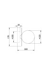 Настенный светильник (бра) Freya FR5391WL-01BS