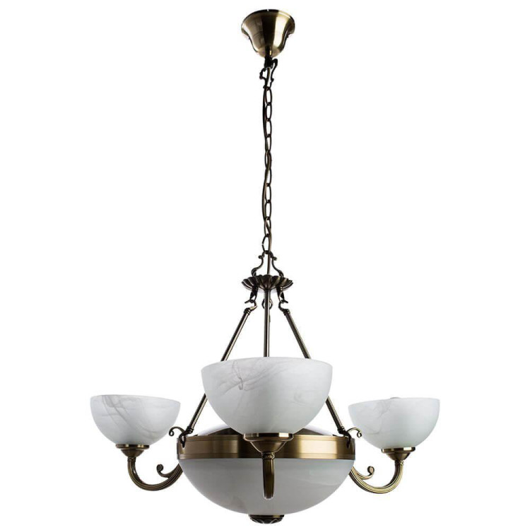  Подвесная люстра Arte Lamp Windsor White A3777LM-3-2AB