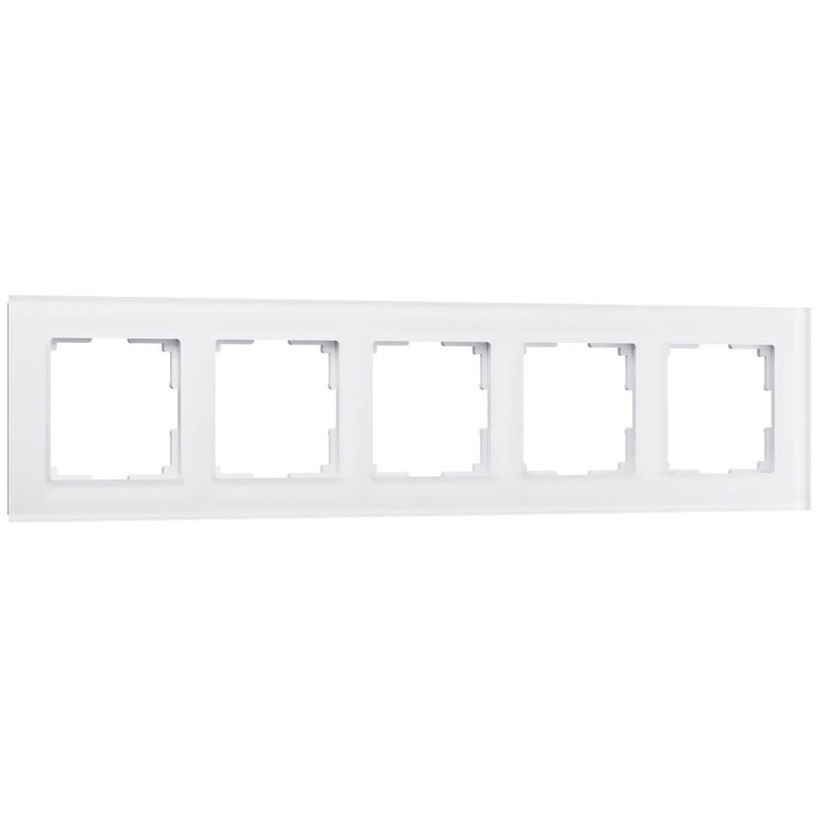 Рамка на 5 постов Werkel Favorit белый матовый  W0051105 4690389160103