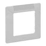 Рамка Legrand Valena Life на 1 пост, с держателем для маркировки, белая 754011