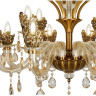 Подвесная люстра iLamp Asia 61078-8+4 BR
