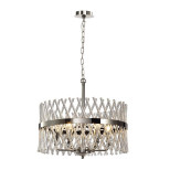 Подвесная люстра Lumien Hall Базиано LH3040/6P-NK-CL