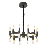 Подвесная люстра Lumina Deco Richmond LDP 6035-24 BK+GD Подвесная люстра Lumina Deco Richmond LDP 6035-24 BK+GD