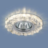 Встраиваемый точечный светильник с LED подсветкой 2202 MR16 CL прозрачный