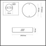 Основание для светильника Odeon Light L-vision Brizzi 4244/2MN