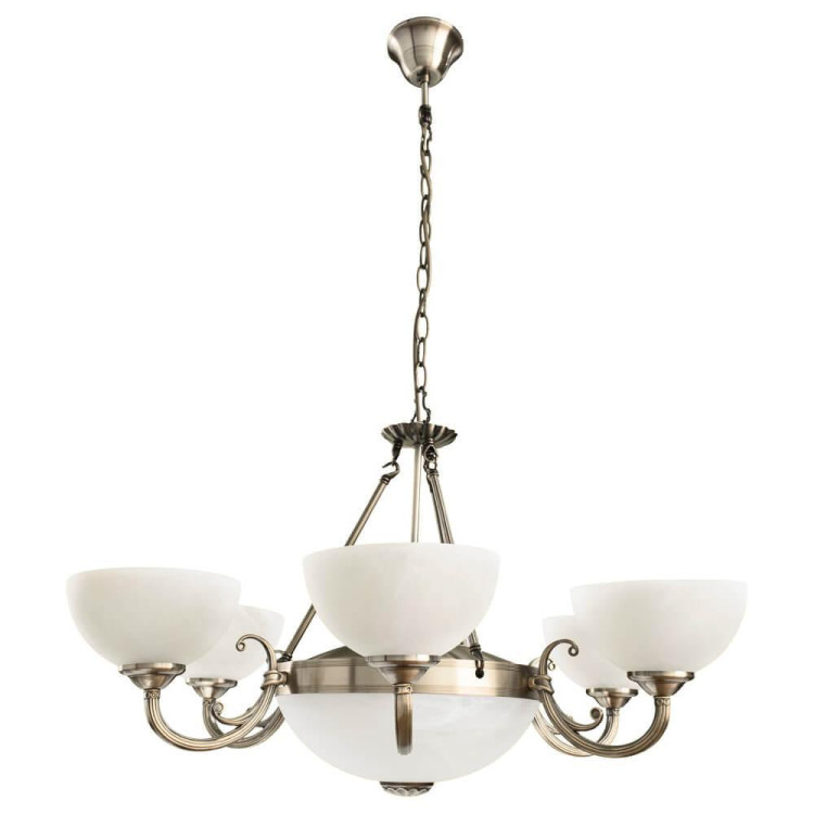  Подвесная люстра Arte Lamp Windsor White A3777LM-6-2AB