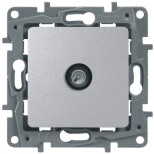 Розетка TV Legrand Etika звезда 2 дБ, алюминий 672451